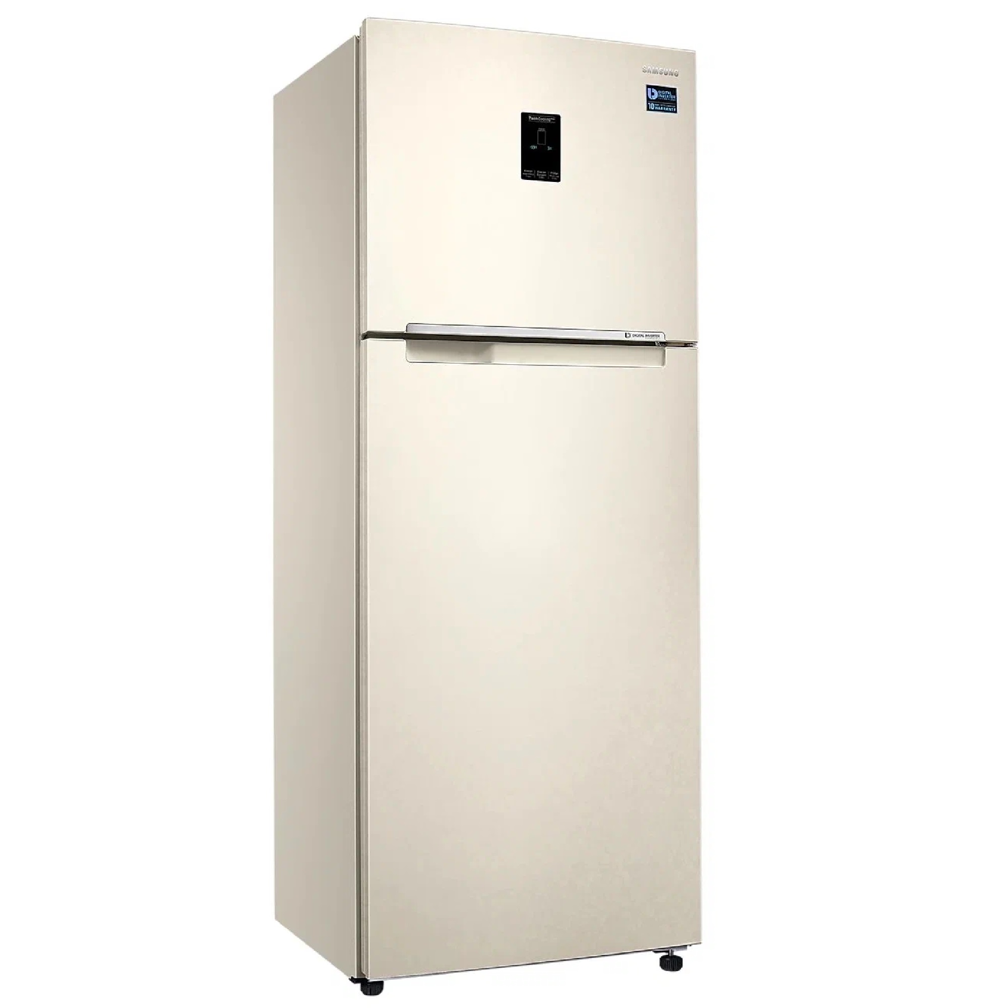 Холодильник бежевый с морозильником