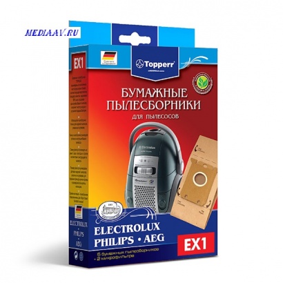 Topperr 1010 EX-1 Бумажные мешки для Electrolux-Philips